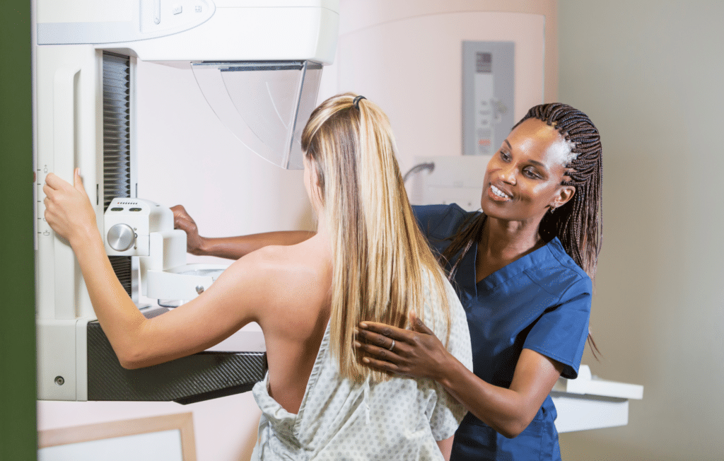 mammogram imagining while lactating